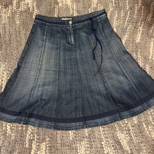 United Colors Of Benetton Indigo A-Line Skirt